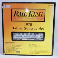 Lot 548 - Rail King by MTH 1970 4 car subway set New...