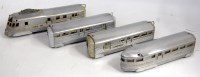 Lot 557 - American Flyer ''Burlington Zephyr'' 4 coach...