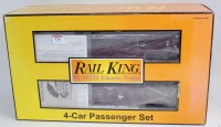 Lot 576 - Rail King by MTH Canadian Pacific 4 car 60...
