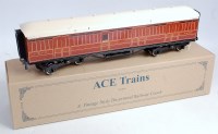 Lot 595 - 2 Ace Trains LNER teak coaches comprising C4...