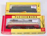 Lot 659 - Fleischmann H0 ref 1336 DB green Bo-Bo...