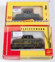 Lot 665 - Fleischmann H0 ref 13029 DB green steeple cab...