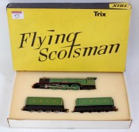Lot 672 - Trix ref 1180 LNER green twin tender 'Flying...
