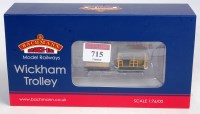 Lot 715 - A Bachmann 32-993 Wickham Trolley engineers...