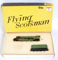 Lot 780 - Trix HO Flying Scotsman loco with single...