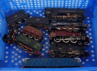 Lot 802 - Tray containing 7 locos various makes (5 steam,...