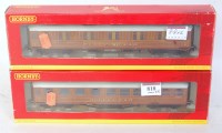 Lot 818 - Hornby later series Gresley teak coaches R4173...