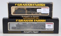 Lot 884 - Two N gauge locos and tenders, G Farish...