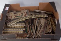 Lot 888 - Tray of H Dublo 3-rail track, mostly clean,...