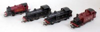 Lot 947 - Four tank locos; 3 x 0-6-0; 1 x 0-4-0...