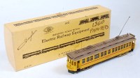 Lot 982 - USA outline HO Suydam brass trolley car...