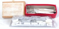 Lot 1008 - Three white construction kits, EHAMES steam...