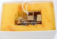 Lot 1013 - Japanese brass RTR unpainted 0-4-0 HO USA...