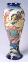 Lot 9 - A limited edition Moorcroft pottery vase in...