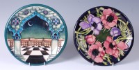 Lot 91 - A Moorcroft pottery plate in the Jumeirah...