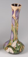 Lot 189 - A Moorcroft pottery vase in an unknown pattern,...