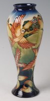 Lot 190 - *New lot* A Moorcroft pottery vase in the Lark...