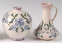 Lot 221 - A Cobridge Stoneware jug in the Perriwinkle...