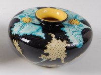 Lot 263 - A Black Ryden pottery vase in the Papaver...