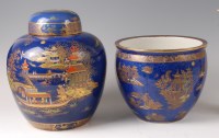 Lot 353 - A 1930s Carltonware oversize ginger jar and...