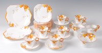 Lot 356 - A 1930s Shelley Regent shaped bone china six...