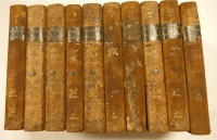 Lot 1014 - BUFFON's Natural History, London, 8vols (of 10?...
