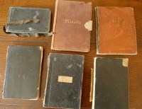 Lot 1019 - SANTOSTEFANO, DELLA CERDA, six notebooks, with...