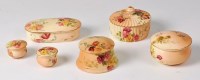 Lot 1038 - Four various Royal Worcester blush ware...