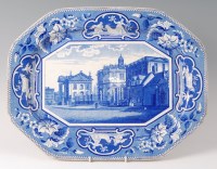 Lot 1058 - A John & William Ridgeway blue and white...