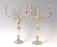 Lot 1086 - A pair of early 20th century silver *plate*...