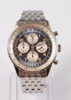 Lot 1146 - A gents steel Breitling Navitimer Airborne...