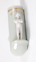 Lot 1268 - A German porcelain pipe-bowl, the lip...
