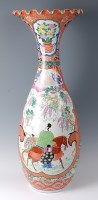 Lot 1306 - A large Japanese late Meiji period floor vase,...