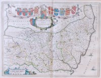 Lot 1328 - Johnannes Blaeu (Dutch 1596-1673) - Suffolk,...
