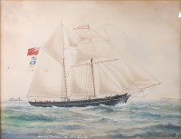 Lot 1366 - 19th century English school - Dauntless of...