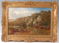 Lot 1379 - John Mogford (1821-1885) - Fishermen in rowing...