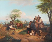 Lot 1396 - Eugene Modeste Edmond le Poitevin (French 1806-...