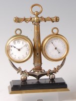 Lot 1426 - An early 20th century brass and silvered metal...