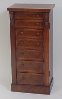 Lot 1481 - A walnut crossbanded and feather strung...