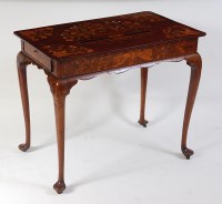 Lot 1490 - An 18th century Dutch walnut and marquetry...