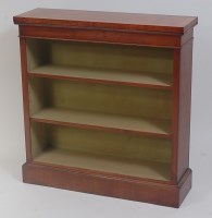 Lot 1500 - A walnut featherstrung and crossbanded dwarf...