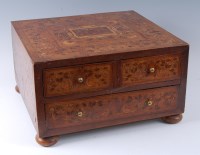 Lot 1503 - An 18th century walnut and marquetry table-top...