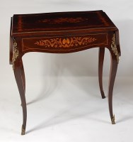 Lot 1505 - A circa 1900 Continental rosewood and...
