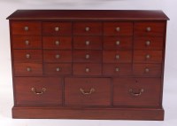 Lot 1509 - A Victorian mahogany flight of drawers,...