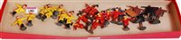 Lot 1206 - Twenty eight various loose Britains and other...