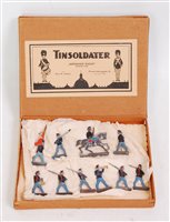 Lot 1211 - A Tinsoldater by Karl Jensen boxed flat lead...