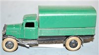 Lot 534 - A Dinky Toys No. 25B covered wagon comprising...