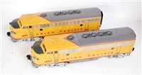Lot 503 - Gauge 1 MTH Union Pacific diesel locos No....