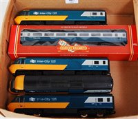 Lot 987 - 2 Hornby 2 car BR blue/grey Inter-City 125 HPT...