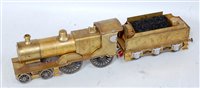 Lot 504 - Gauge 1 brass kit built 4-4-0 finescale steam...
